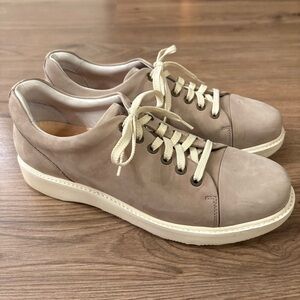 Samuel Hubbard Women’s Fast For Her Taupe Leather Sneakers US Size 9